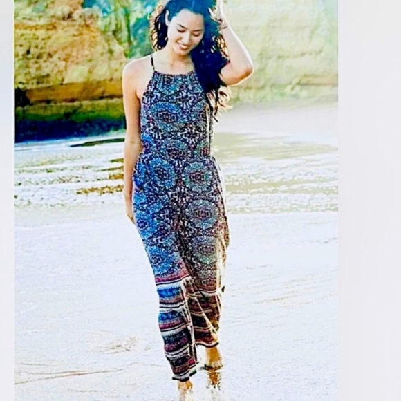 Athleta Maxi Halter Dress with Pockets XS - Picture 1 of 12